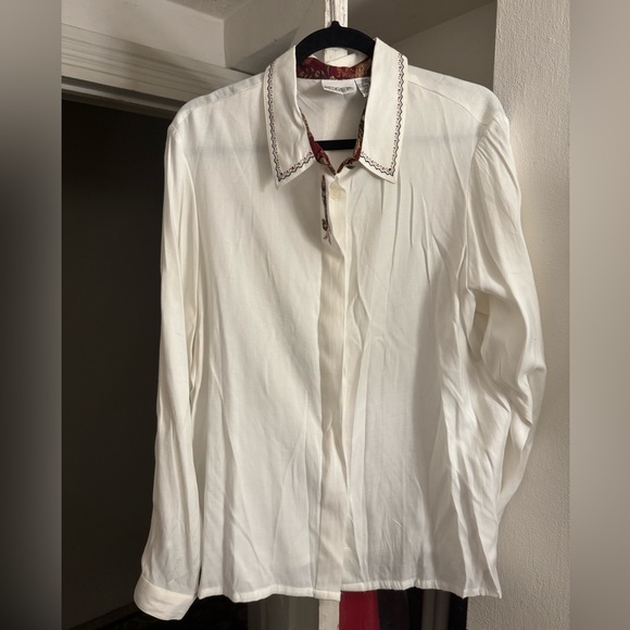 Vintage Embroidered Blouse - Picture 1 of 6